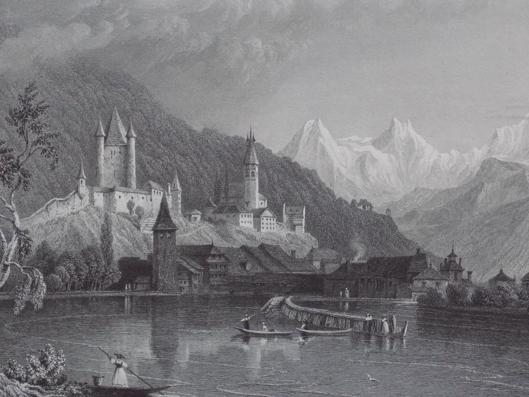 Gravures: Thun von Bartlett – D'occasion à Risch par Rischli15 1