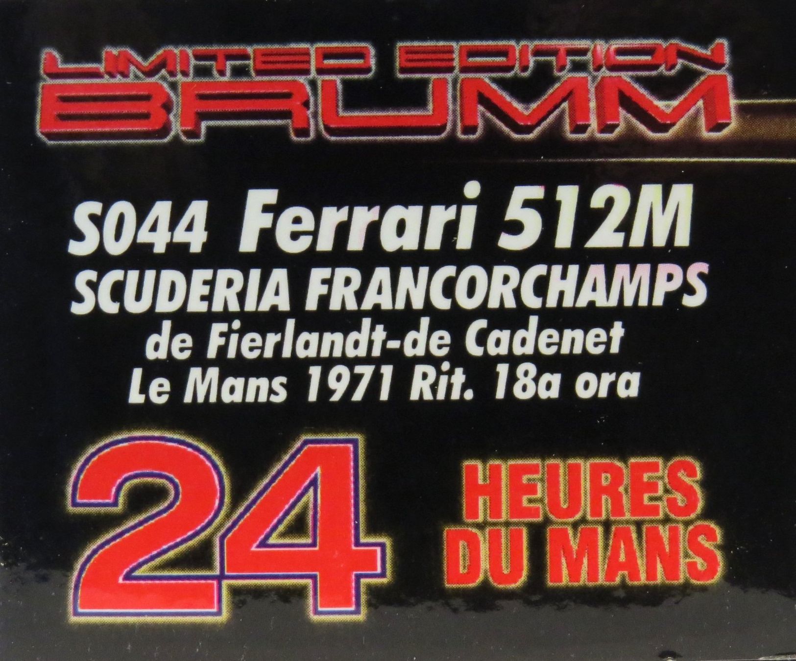 Ferrari Modellautos: 1:43 Ferrari 512M Le Mans 1971 – Neu und originalverpackt aus Ettingen von campione_1 4