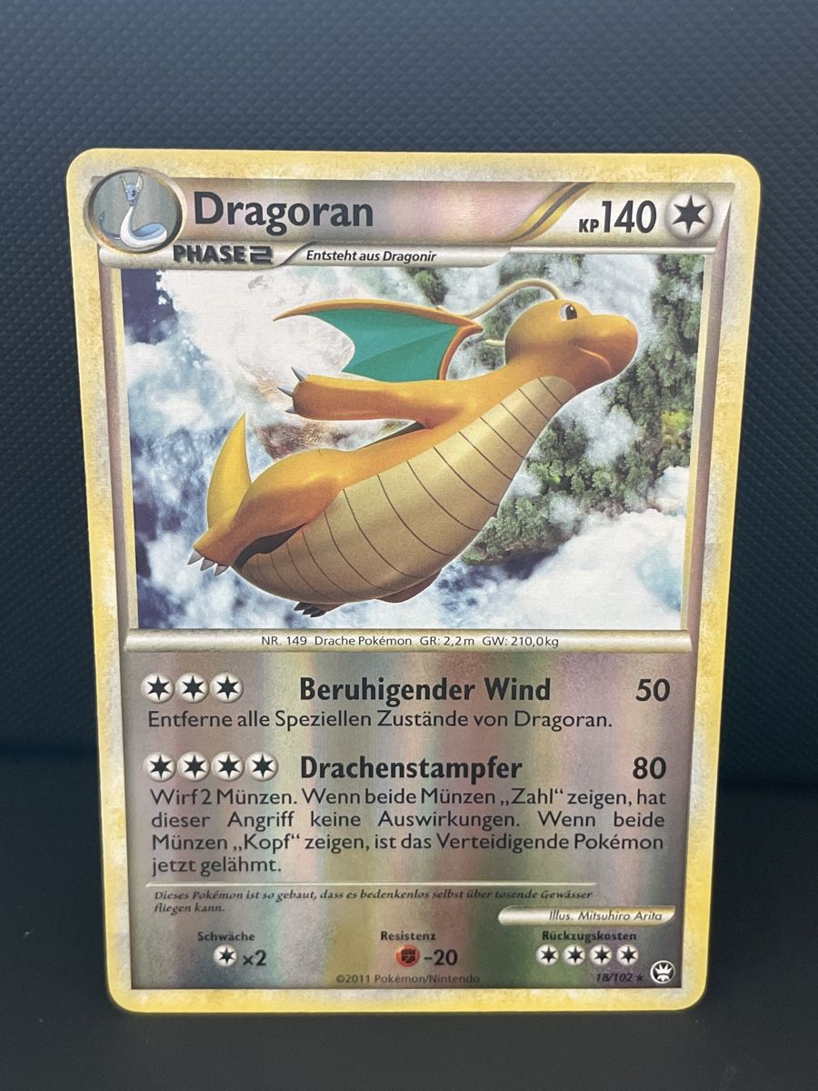 Pokémon Sammelbilder & Trading cards: Dragoran 18/102 2011 rar reverse holo triumph – Gebraucht aus Hugelshofen von Suimosa