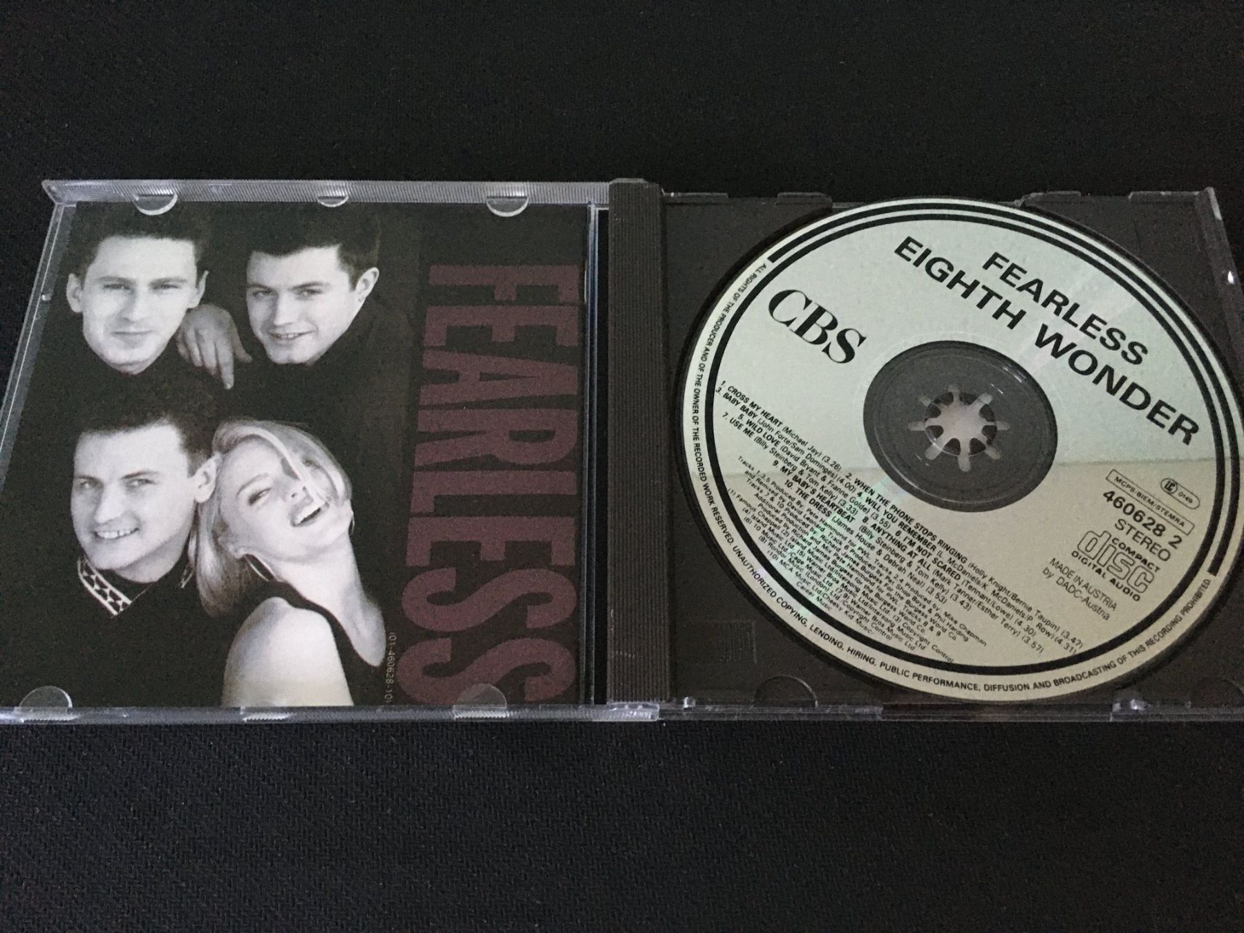 CD: Eighth Wonder – Fearless -CD- – Usato da St.Gallen venduto da MedienJoe 1