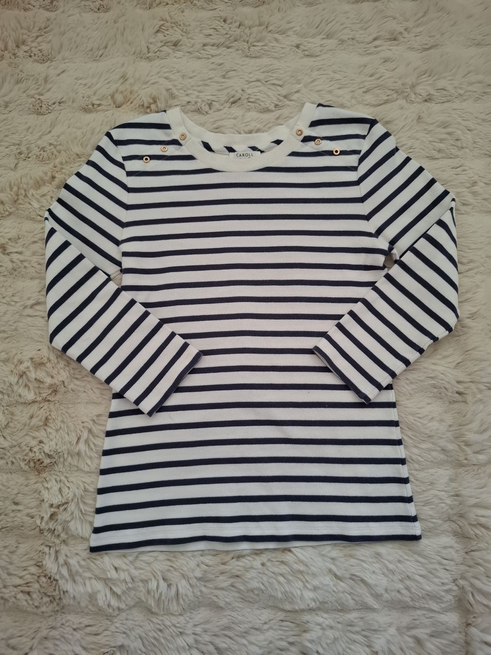 Caroll Pullover & Sweatshirts: Caroll Paris Marinière coton rayée bleu T.M – Gebraucht aus Le Locle von sAm_2112 3