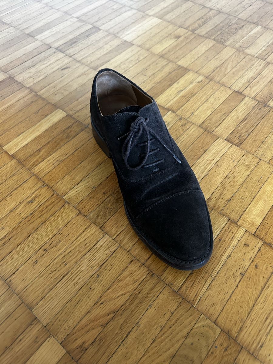 Chaussures hommes: Brown Suede Leather Shoes – D'occasion à Zürich par CBB_ 1
