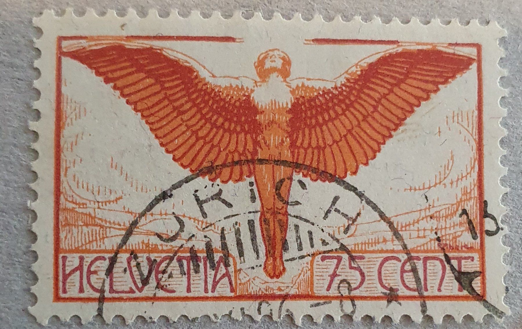 Tutti i francobolli: Flugpost F11 Kat. 130.- – Usato da Balgach venduto da SIMEON27