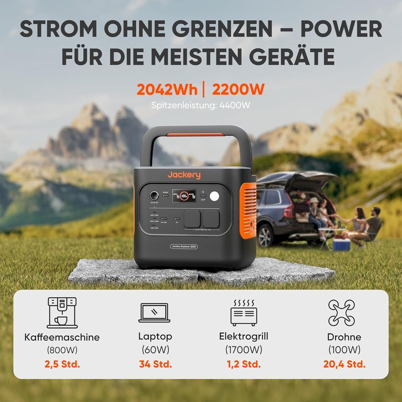 Generatori di corrente: Jackery Explorer 2000 v2 Powerstation – Nuovo e nell'imballaggio originale da Bottighofen venduto da zaap 1