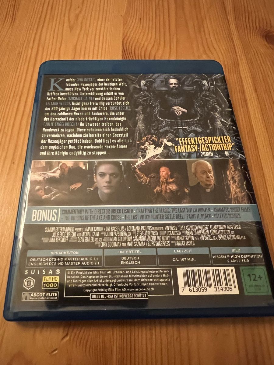 Alle DVDs: The Last Witch Hunter Blu-ray – Gebraucht aus Basel von veralt 1