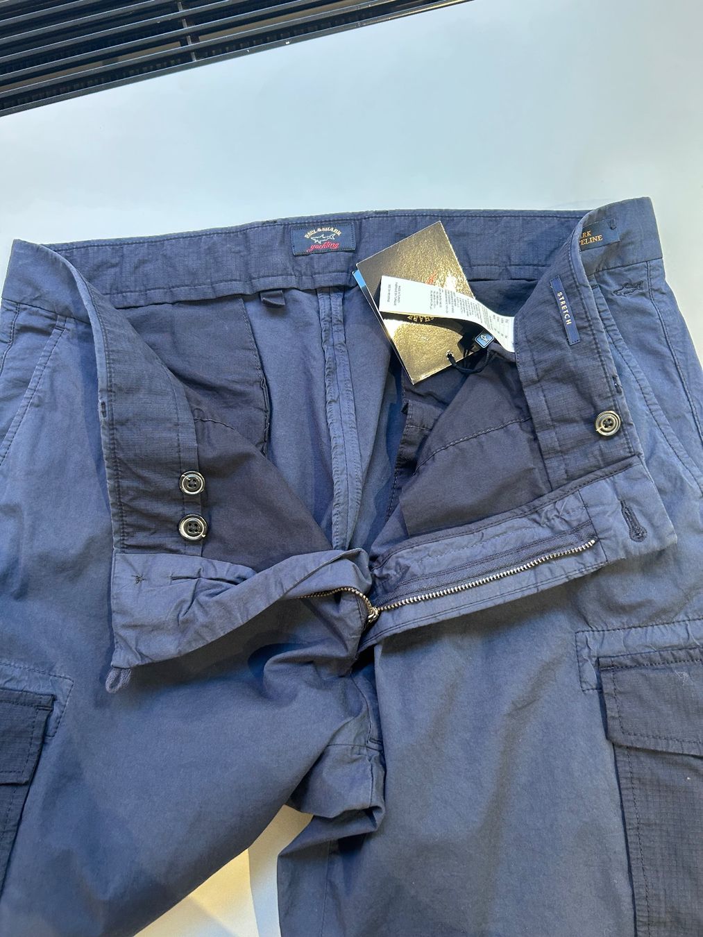 Paul & Shark Hosen: Paul & Shark Cargo Hose navy, Gr. 54, neu – Neu und originalverpackt aus Glattpark(Opfikon) von Cmberger 5