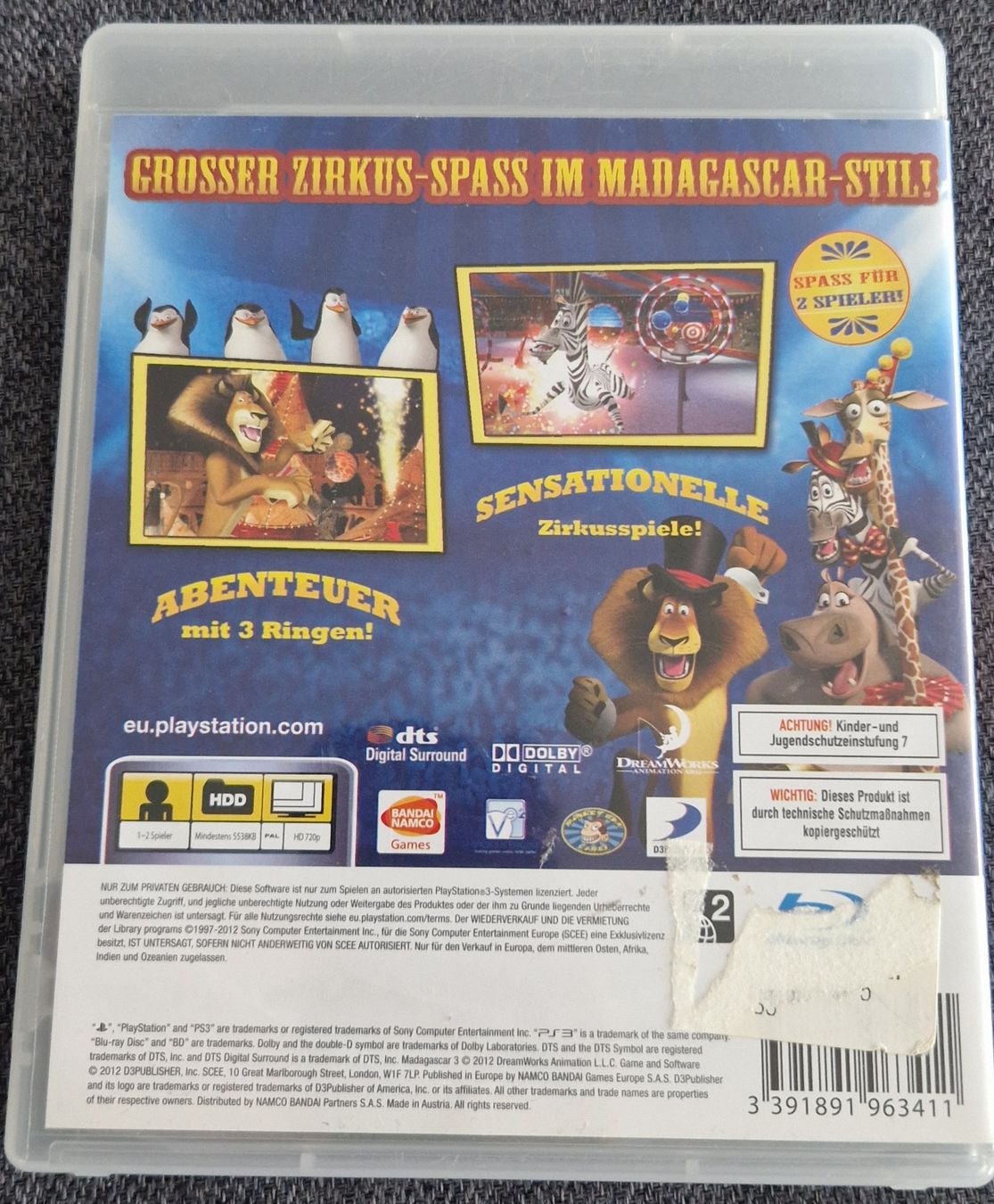Sony Giochi: Madagascar 3 PS3 – Usato da Villars-sur-Glâne venduto da MrLobTec 1