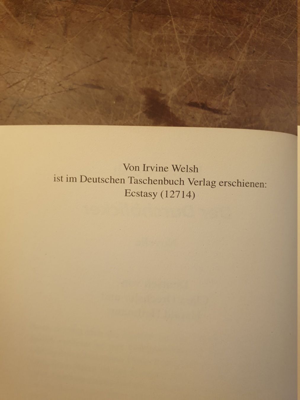 Livres: Der Durchblicker - Irvine Welsh – D'occasion à Zürich par loosebone 4