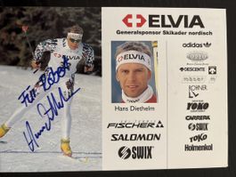 Hans Diethelm Autogrammkarte - Seltenes Sammlerstück!