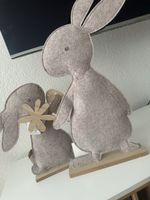 Pasqua: 6 conigli decorativi in feltro,