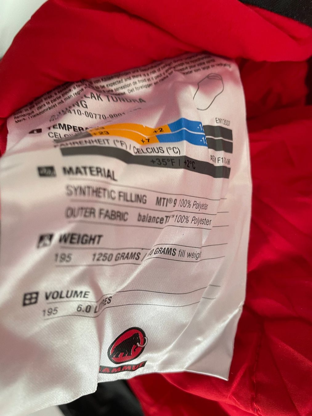 Sacchi a pelo: Schlafsack Mammut  mit Bodenmatte – Nuovo (secondo la descrizione) da Schnaus venduto da sueg01 5