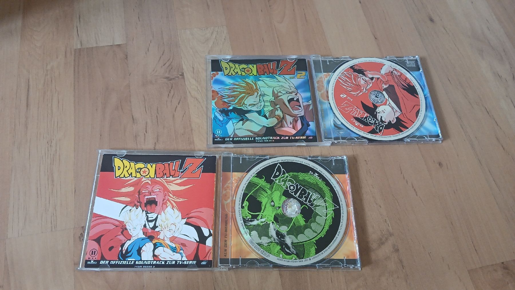 CD: Dragonball Z CD vol 1 und 2 – Usato da Rickenbach LU venduto da mai_cyk6 1