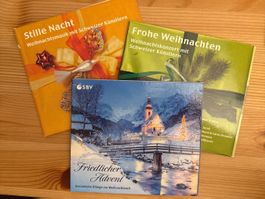 3 CD's Weihnachtsmusik (2x Schweizer Künstler & 1 Klassisch)