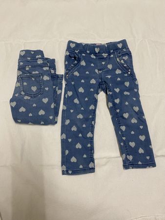 Jeans in Grösse 92 im Doppelpack