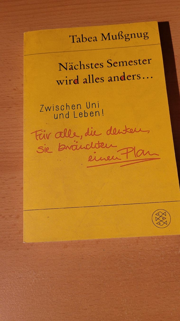 Libri: Buch: Nächstes Semester wird alles anders... – Usato da Effretikon venduto da FoFo182
