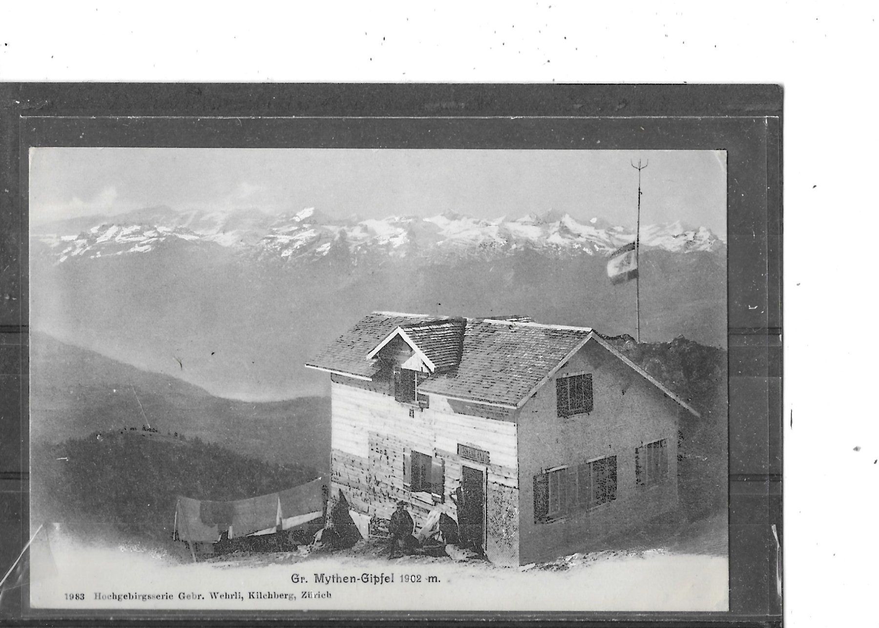 Cartoline postali: SZ Grosse Mythen-Gipfel  Restaurant – Usato da Schocherswil venduto da Wilare
