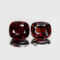 Paire de Deep Dark Red Spinel - 2.18ct