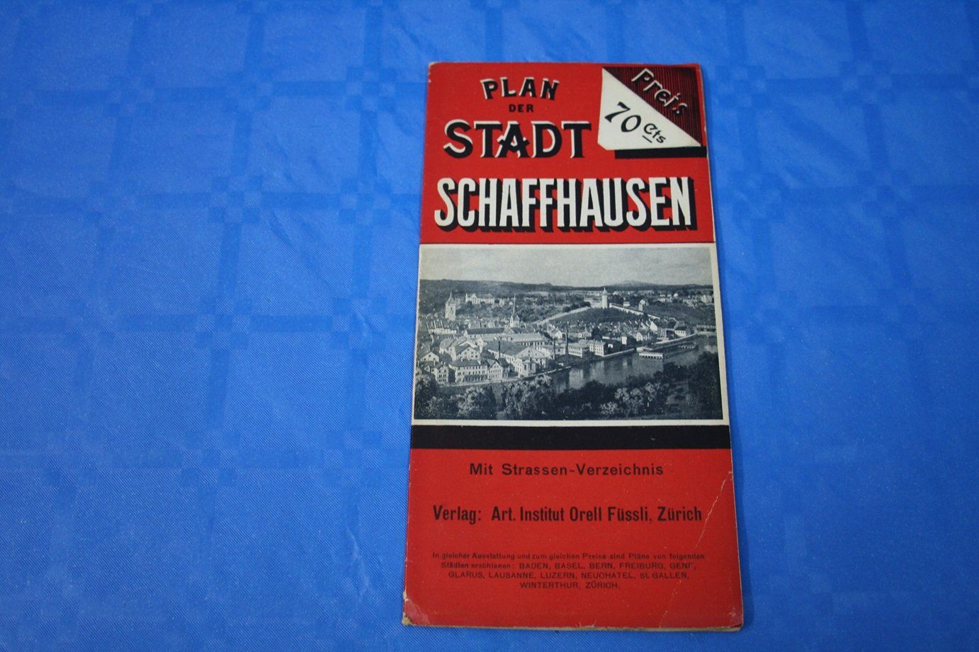 Cartine & Atlanti: Schaffhausen, Plan der Stadt, sehr alt – Usato da Wettingen venduto da zibi137