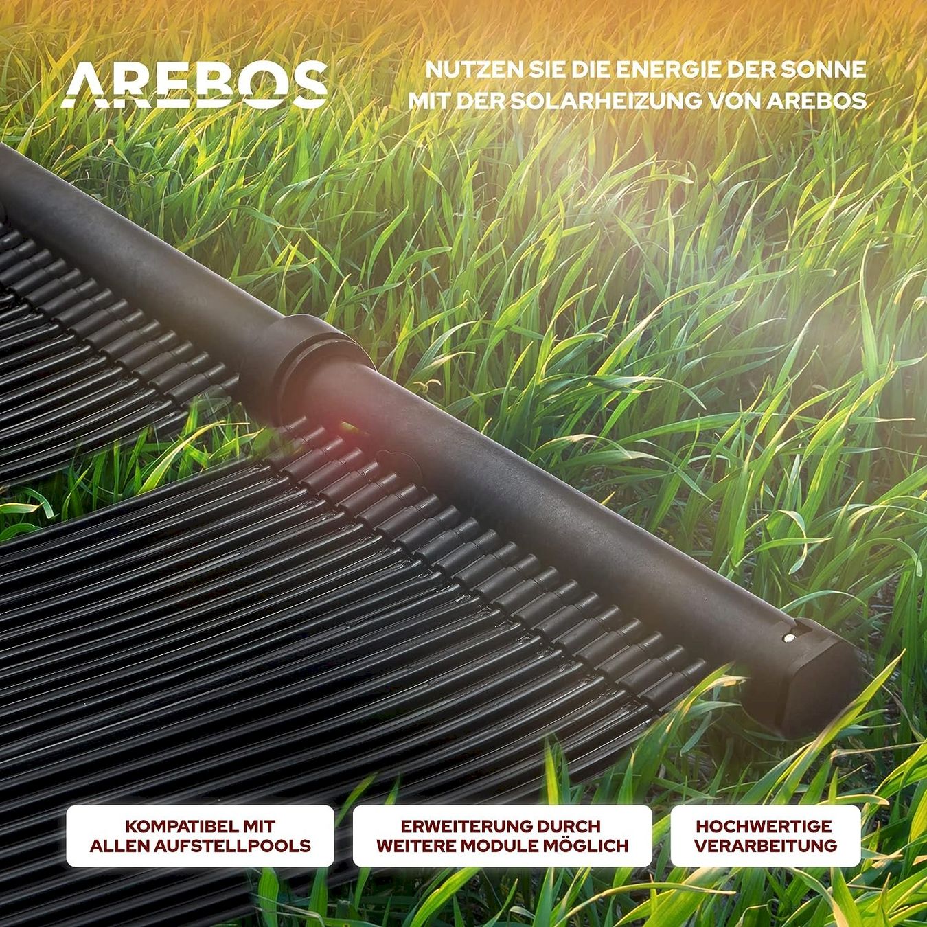 Piscines: AREBOS Poolheizung 66x300cm – Neuf avec emballage d'origine à Bottighofen par zaap 2
