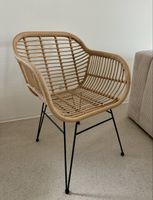 Sessel Rattansitz Metallbeine naturfarben unbestimmt