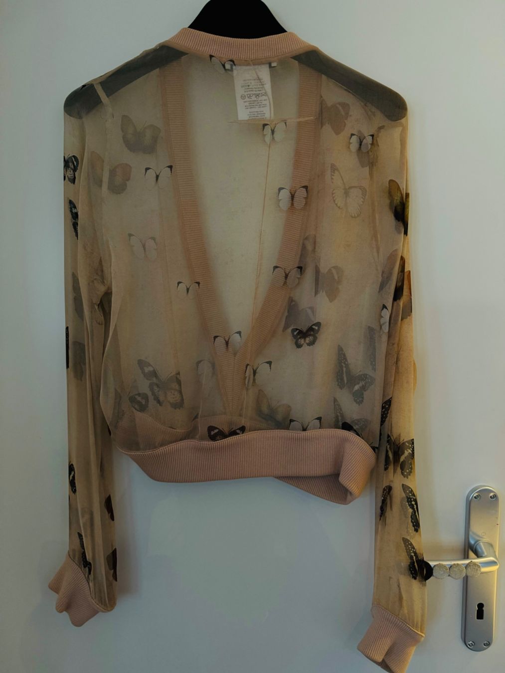 Givenchy Camicette: Givenchy Seiden-Bluse  Gr. 38 Schmetterlinge Top Frühling – Usato da Hurden venduto da rac_wyf8