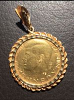 John F. Kennedy Gold Anhänger