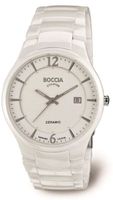 Boccia Damenuhr Titan Keramik, neuwertig, elegantes Design