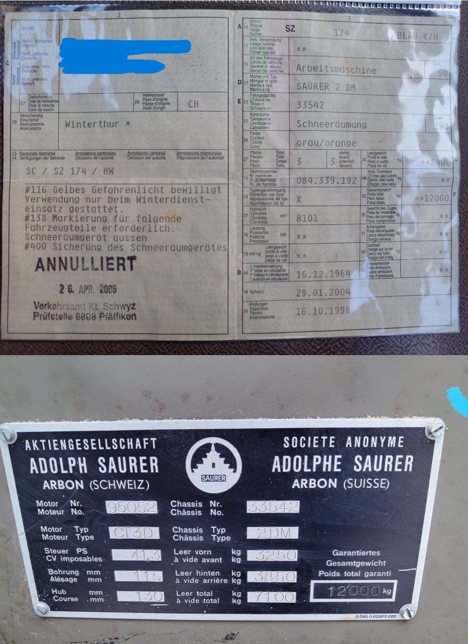 Saurer Autocarri: Saurer 2DM – Usato da Entlebuch venduto da Marco2080 7
