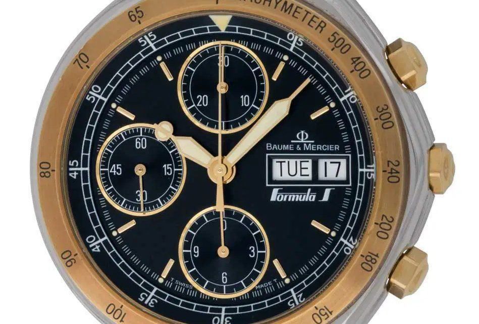 Baume mercier formula top s chronograph