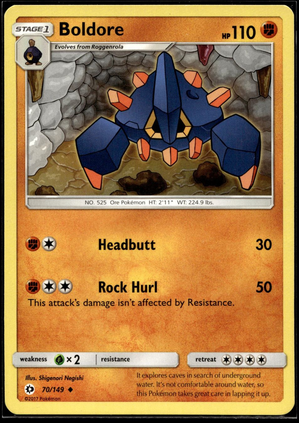 Pokémon Carte collezionabili: Boldore (SUM EN 70/149) – Nuovo (secondo la descrizione) da Affoltern am Albis venduto da Chiesa_5