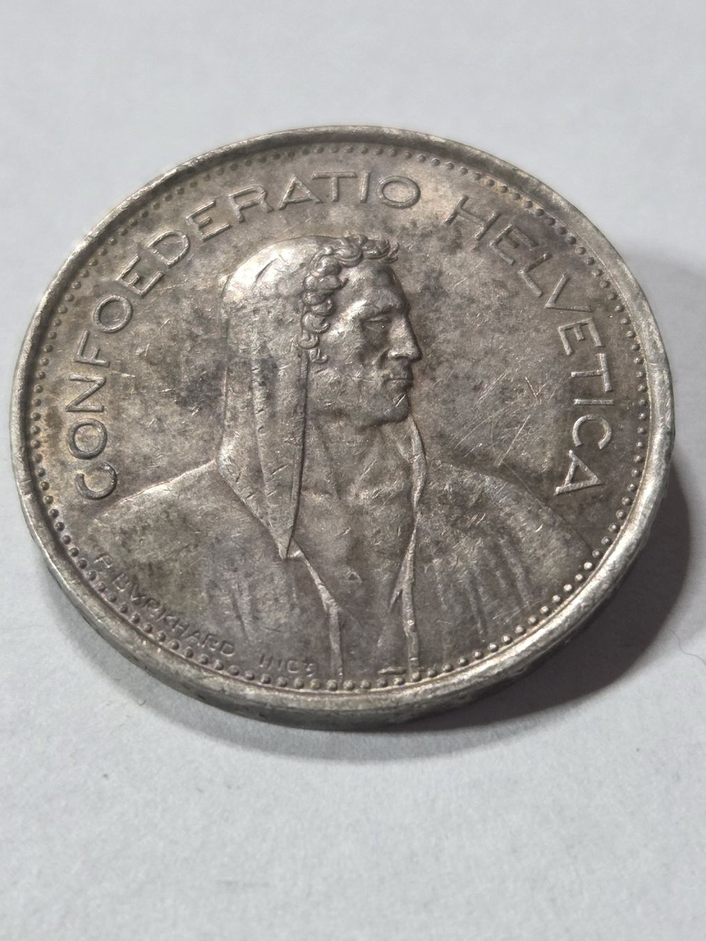 Alle Münzen: 5 francs suisse 1969 en argent – Gebraucht aus Neuchâtel von pasprie