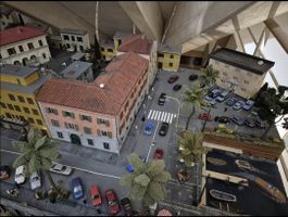 Modelllandschaft/ Diorama Italien H0/ 1:87