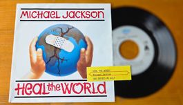 MICHAEL JACKSON, Heal the World, 7" Single, TOP!
