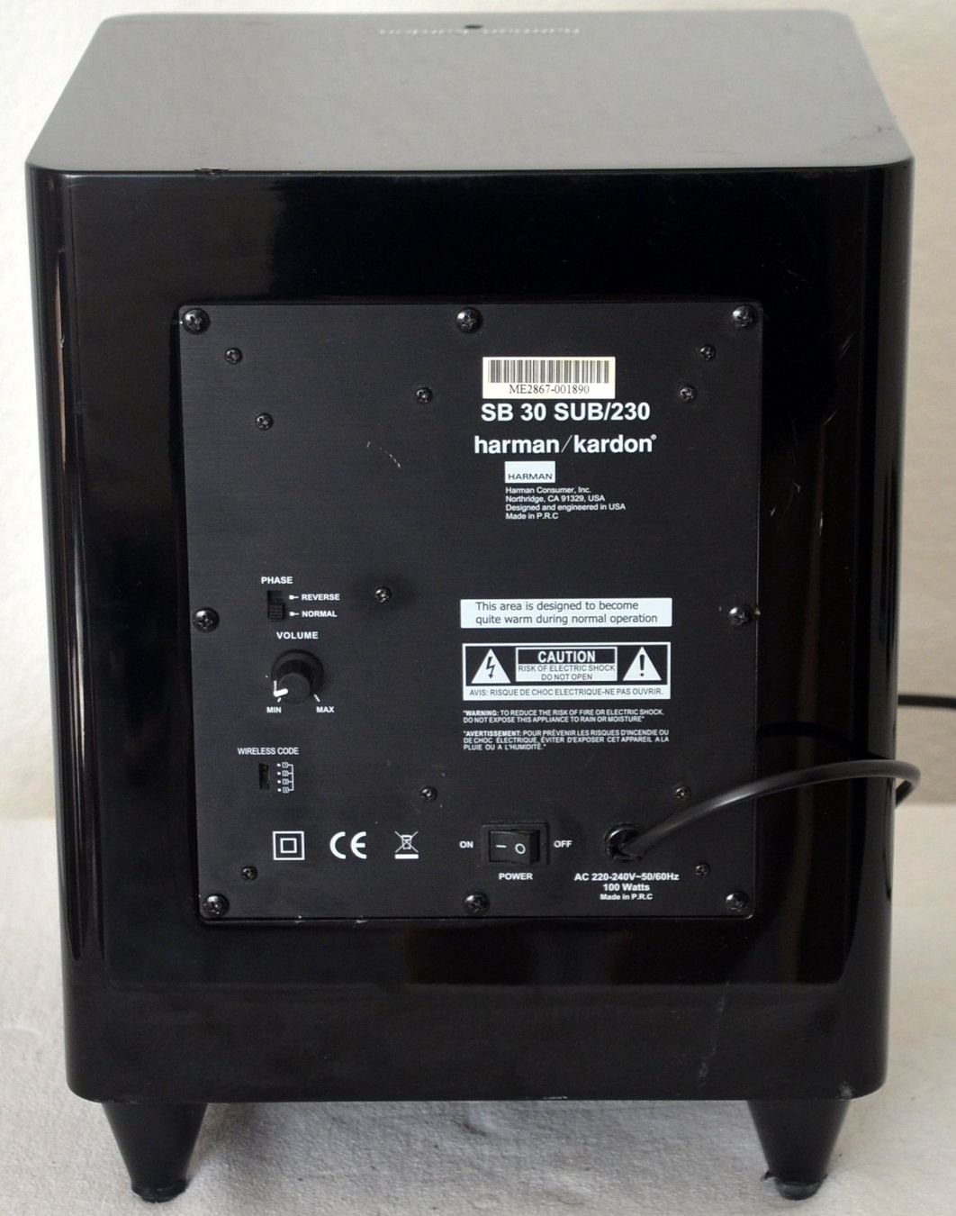 Harman-Kardon Lautsprecher: Harman Kardon SB 30 Sub/230  Subwoofer – Gebraucht aus Collonges von arashee 1