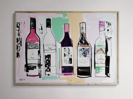 Bordeaux Chateau Mouton Wein Kunst Modern Urban Pauillac