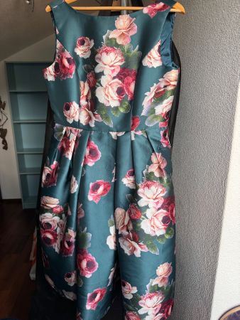 Damen Kleid Chi Chi London Blumenmuster Grösse UK 16