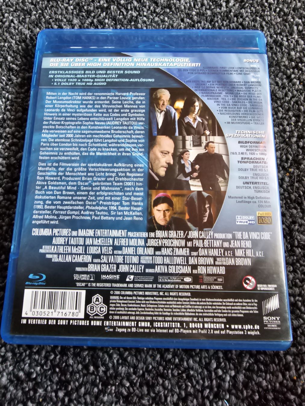Tutti i DVDs: The Da Vinci Code - Sakrileg Blu-ray  – Usato da Ruswil venduto da jan_bxl5 1