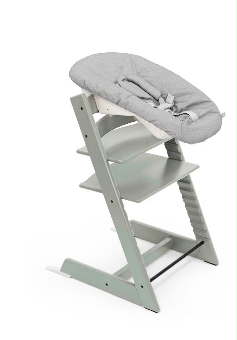 Stokke Sdraiette & Sdraiette a dondolo: STOKKE® - TRIPP TRAPP® Newborn Set Light Grey – Usato da Suhr venduto da Double_U01