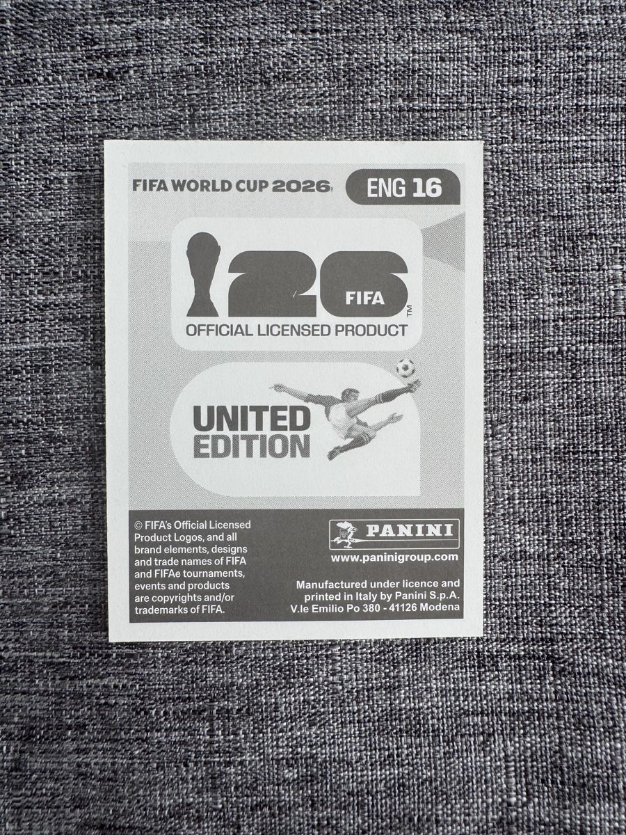 Panini Carte collezionabili: Panini WM 2026 - ENG 16 – Nuovo e nell'imballaggio originale da Fribourg venduto da LaDegote 1