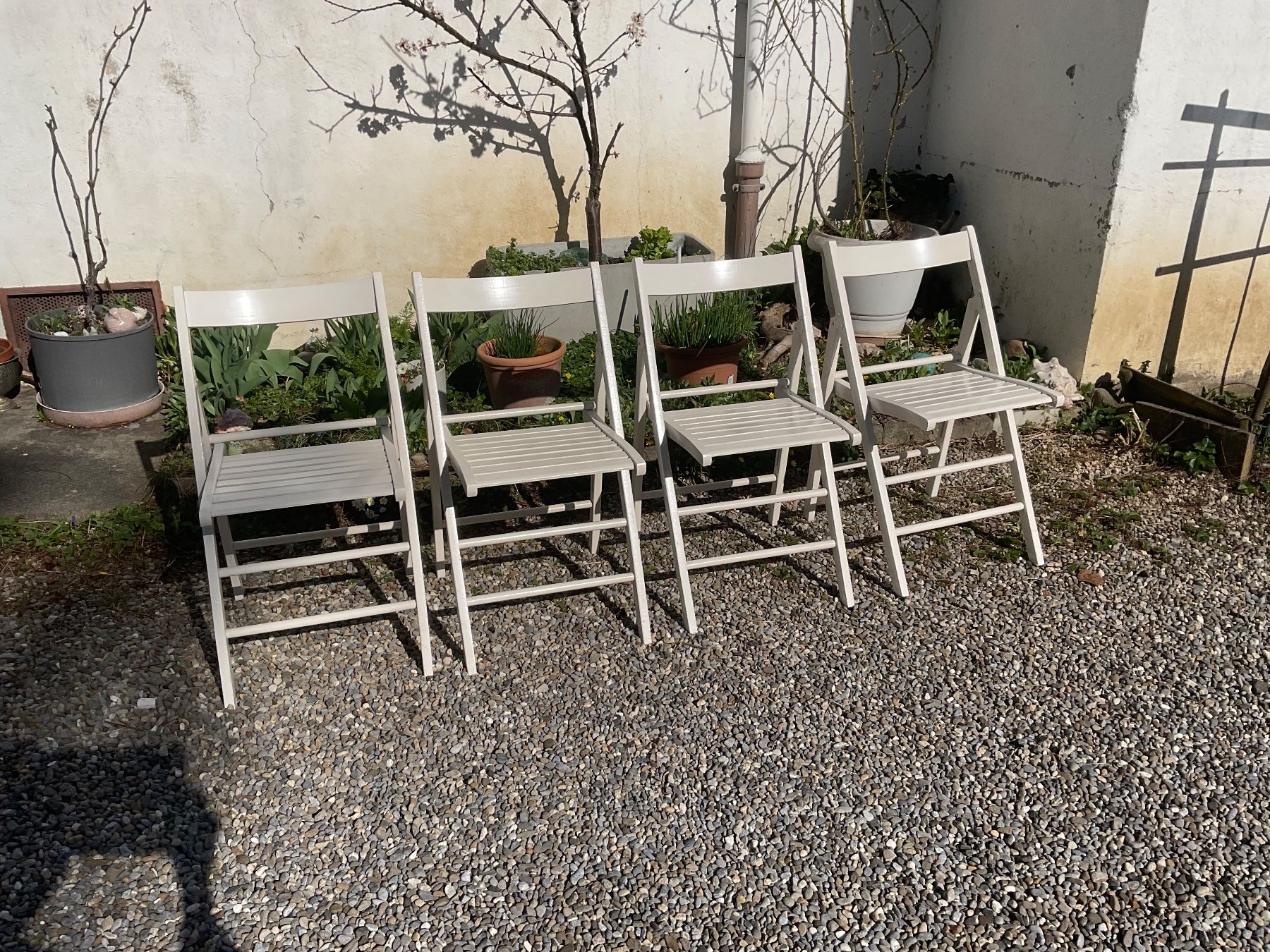 Sedie: 4x Klappstuhl Balkonstuhl Open Air – Usato da Aarau venduto da Ikebana03 1