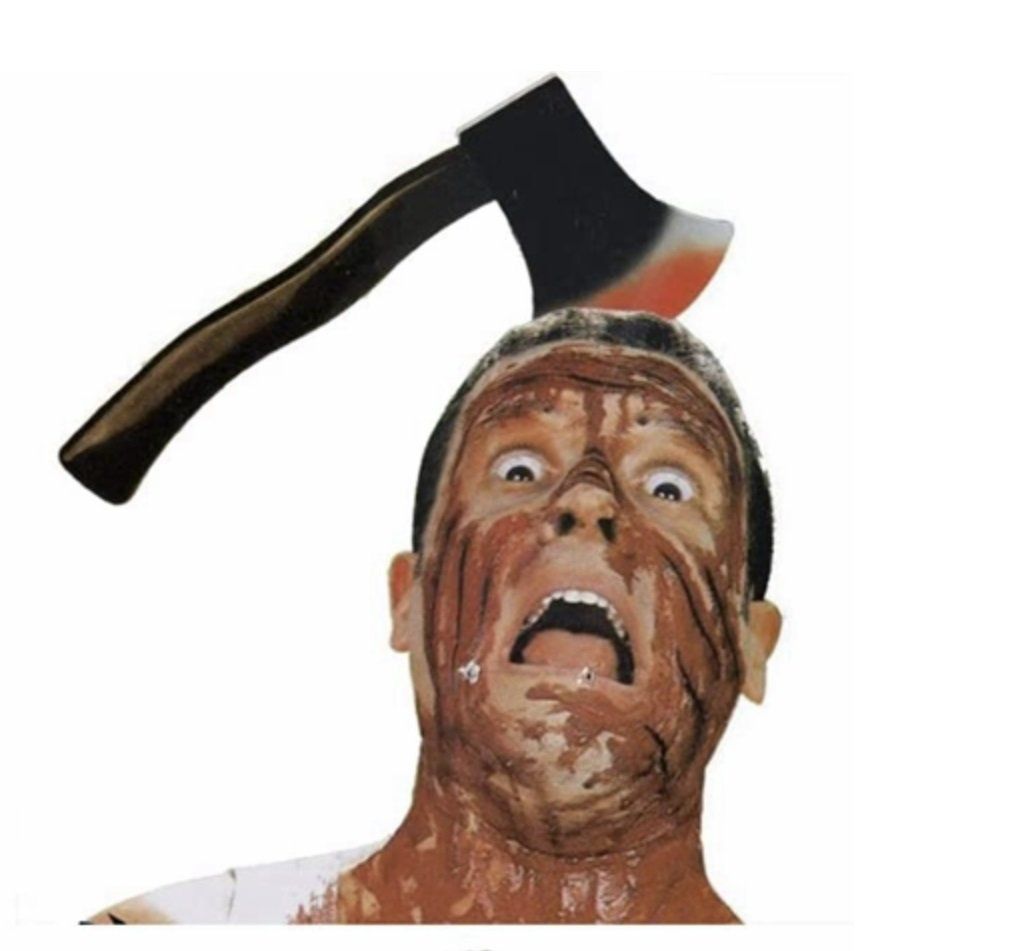 Costumi: Halloween-Horrorzubehör, Falsche Axt – Nuovo e nell'imballaggio originale da Gurmels venduto da Swisspod