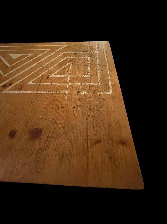 Tische: Handbemalter Vintage-Holztisch  170 CHF VB – Gebraucht aus Allschwil von joe_gql9 4
