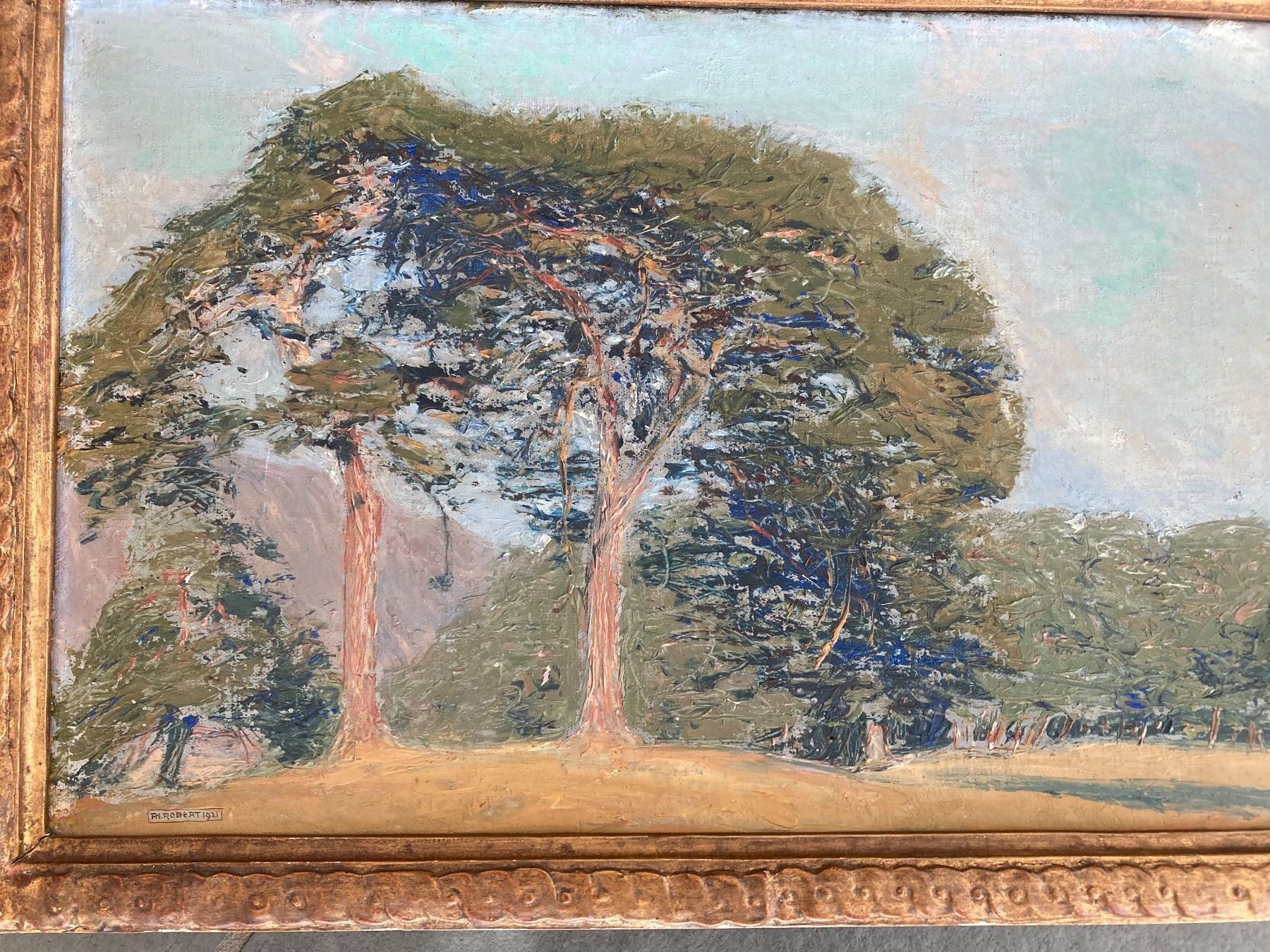 Dipinti: ROBERT, JEAN PHILIPPE ÉDOUARD, 1921, Exposition Commerative – Usato da Zürich venduto da dolcicaramelle2 1