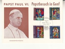 SBK B142 - B145 PK Papst Paul Vl. Besuch in Genf