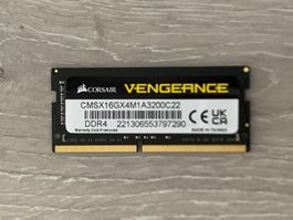 Corsair Vengeance 1 x 16 GB DDR4-3200 SO-DIMM