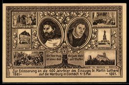 Ganzsache PP38 C3 /01: Eisenach, Martin 