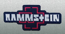 RAMMSTEIN PATCH 24X12 cm
