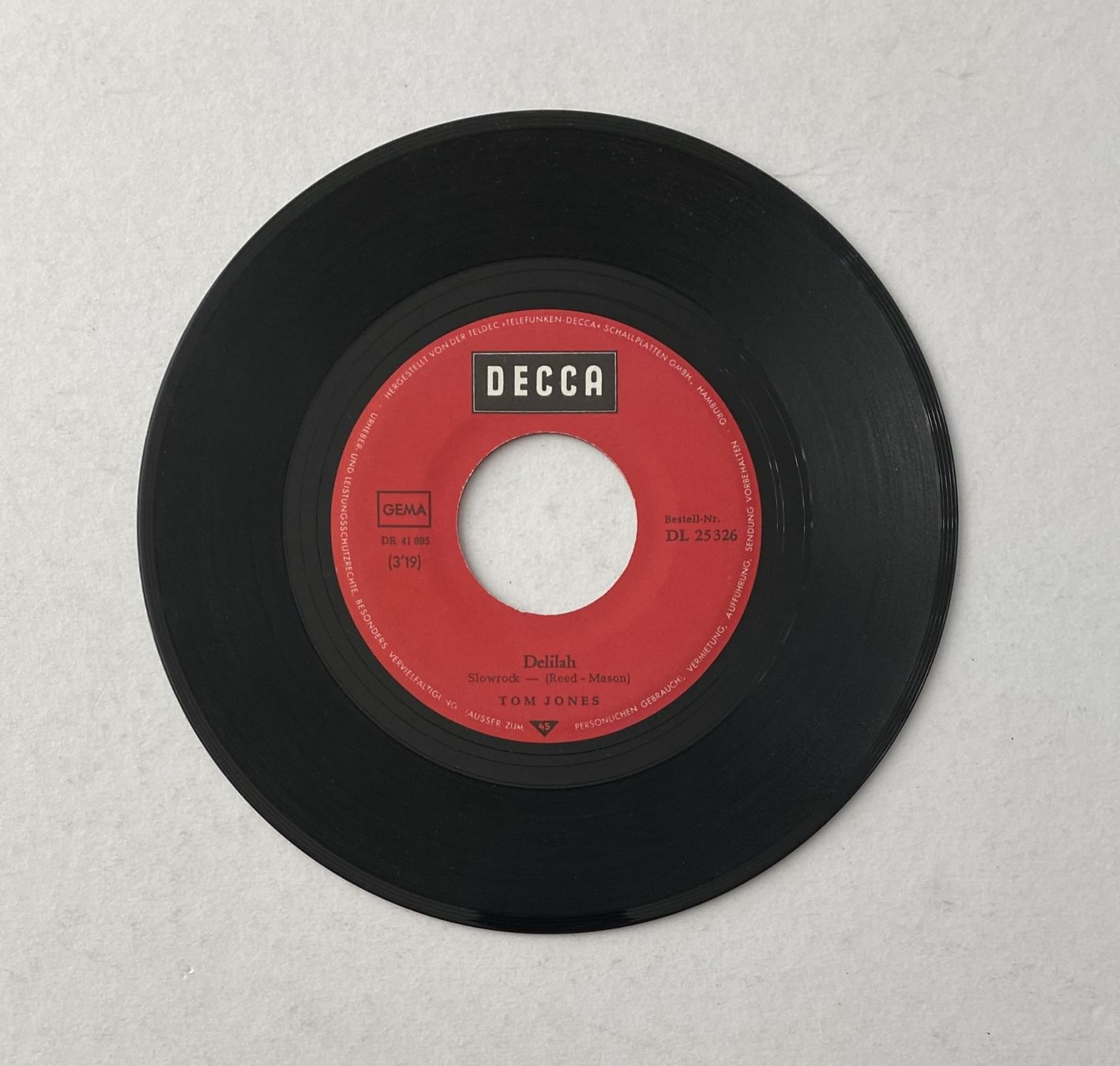 Dischi in vinile: Tom Jones, Delilah – Usato da Flums venduto da Aebo1 3