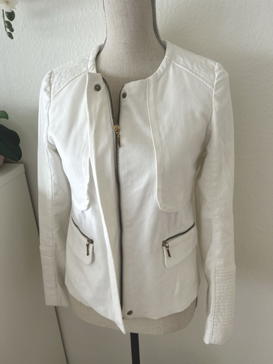 Jacken: Veste blanche printemps-été, T.S-M – Gebraucht aus Carouge GE von Emilynette 1