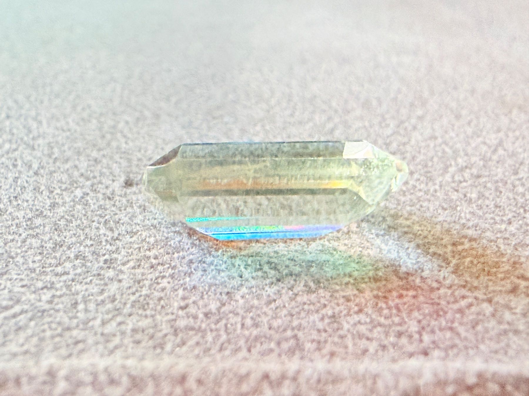 Pietre preziose: Natürlicher Prasiolite,  7,65ct, facettiert. – Nuovo (secondo la descrizione) da Zuerich venduto da SonderArt-Wertgut 2